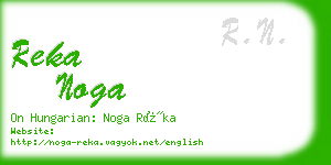 reka noga business card